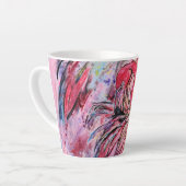 Pen met roze latte mok (Linkerhoek)