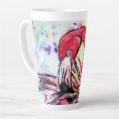 Pen met roze latte mok (Linkerhoek)