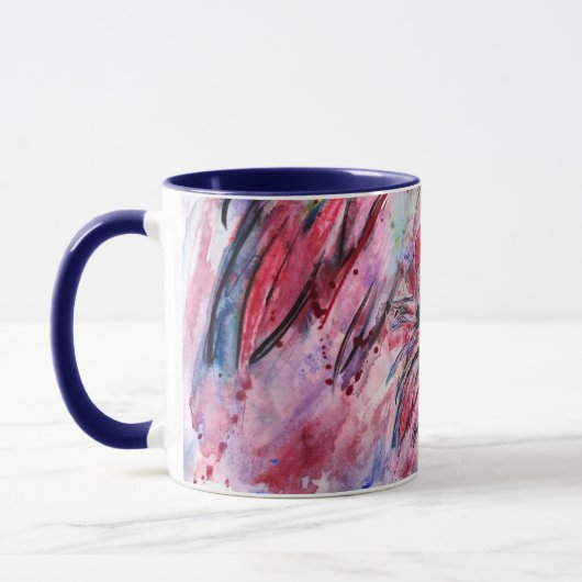 Pen met roze mok (Links)
