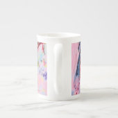 Pen met roze porselein kop (Achterkant)