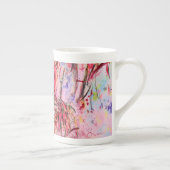 Pen met roze porselein kop (Rechts)