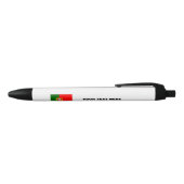 Pen met vlag van Portugal met aangepaste promotion (Bovenkant)