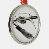 Pen Metalen Ornament (Rechts)