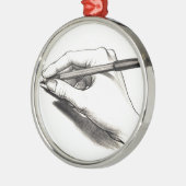 Pen Metalen Ornament (Links)