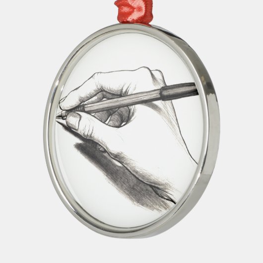 Pen Metalen Ornament (Links)