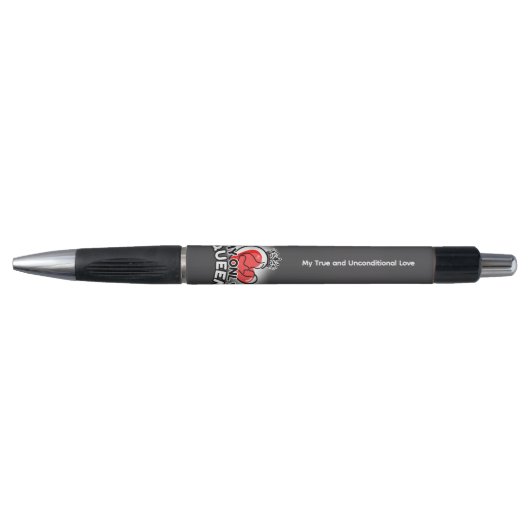 Pen: Mijn oude koningin (grijs) Pen (Voorkant)