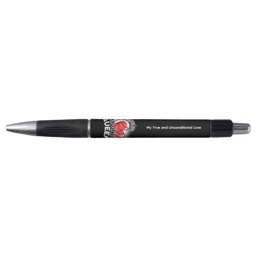Pen: Mijn oude koningin (zwart) Pen (Voorkant)