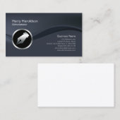 Pen Nib Pictogram Administrator Professional Visitekaartje (Voorkant / Achterkant)