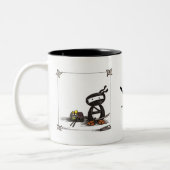 Pen Ninja Tweekleurige Koffiemok (Links)