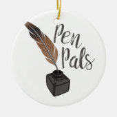 Pen Pals Keramisch Ornament (Voorkant)
