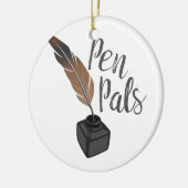 Pen Pals Keramisch Ornament (Links)