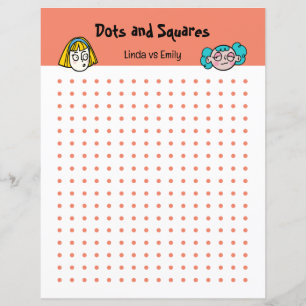 Pen & Papier Stippen Oude School Game Leuk Kleurri