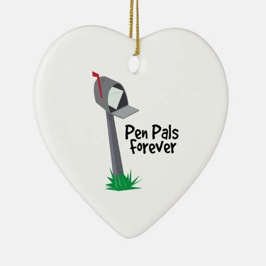 Pen Pels voor altijd Keramisch Ornament (Rechts)