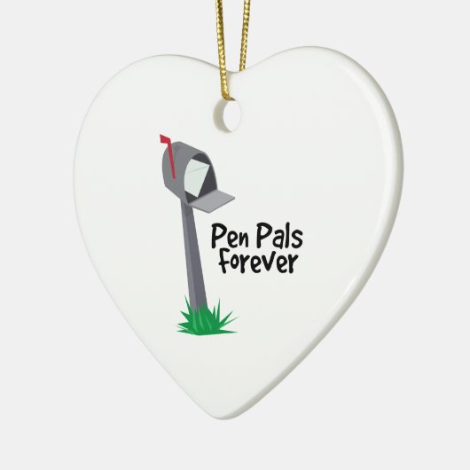 Pen Pels voor altijd Keramisch Ornament (Links)