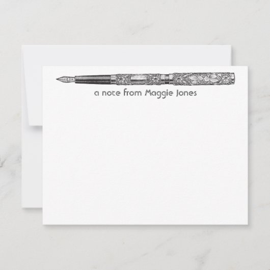  pen Persoonlijke notitiekaart Notitiekaartje (Voorkant)