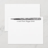  pen Persoonlijke notitiekaart Notitiekaartje (Voorkant / Achterkant)