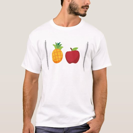 Pen Pinapple Apple Pen T-shirt (Voorkant)