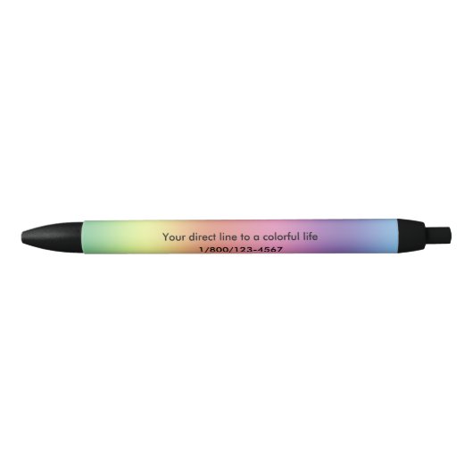 Pen - Regenboogkleuren om te personaliseren (Voorkant)