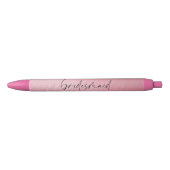 Pen - Roze rode rode rode schrijfmachine voor graf (Voorkant)