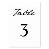 Pen Script Modern Minimalistisch Wit Bruiloft Kaart (Voorkant)