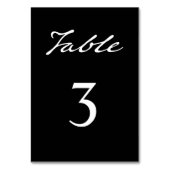 Pen Script Modern Minimalistische Zwarte Huwelijk Kaart (Achterkant)