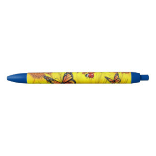 Pen Sunflower Butterfly