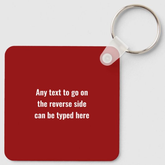 Pen testen - Rood team - Gehandicapte hacker logo Sleutelhanger (Achterkant)