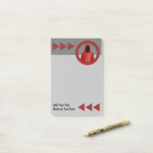 Pen Testers Logo - systeem- en toepassingskwetsbaa Post-it® Notes (Op bureau)