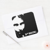 Pen. Vierkante Sticker (Envelop)