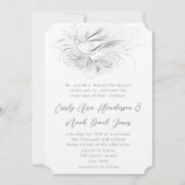 Pen Vlaanderen  liefdesvogel Uitnodiging tot bruil (Voorkant)