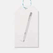 Pen voor grafische tablet of computer cadeaulabel (Voorkant)