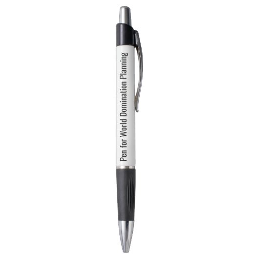 Pen voor World Domination Planning Novelty (Achterkant (Verticaal))
