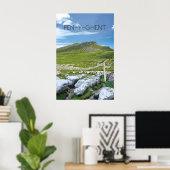 Pen-Y-Ghent Yorkshire Dales Reisposter Poster (Thuiskantoor)