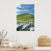 Pen-Y-Ghent Yorkshire Dales Reisposter Poster (Keuken)