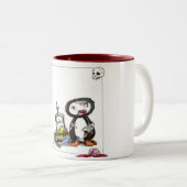 Pen Zombie Tweekleurige Koffiemok (Voorkant rechts)