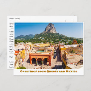 Peña de Bernal Near Querétaro Mexico Briefkaart