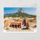 Peña de Bernal Near Querétaro Mexico Briefkaart (Voorkant)