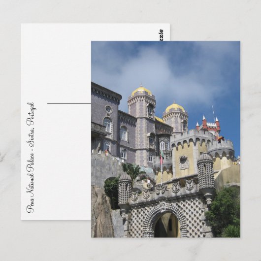 Pena Nationaal Paleis Briefkaart (Voorkant / Achterkant)