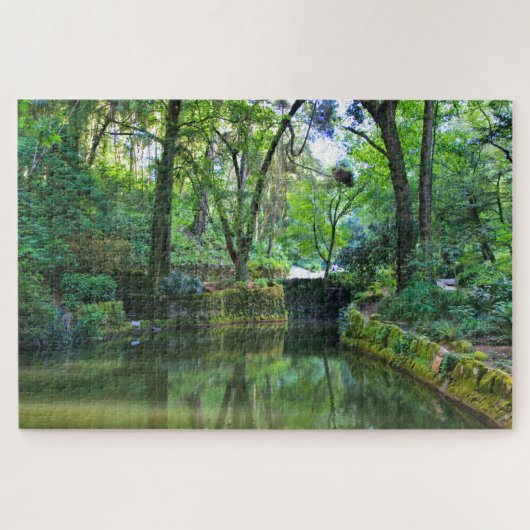Pena Palace Gardens, nabij Sintra, Portugal Legpuzzel (Horizontaal)