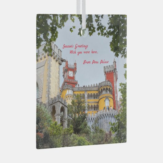 Pena Palace Glas Ornament (Voorkant Rechts)