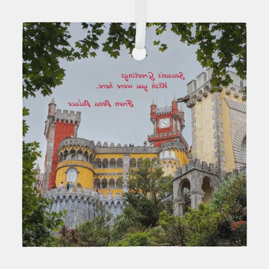 Pena Palace Glas Ornament (Achterkant)