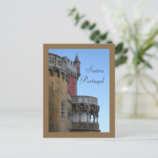 Pena Palace in Sintra Portugal Briefkaart (Staand voorkant)
