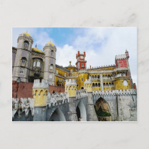 Pena Palace Lissabon Portugal UNESCO erfgoed Briefkaart