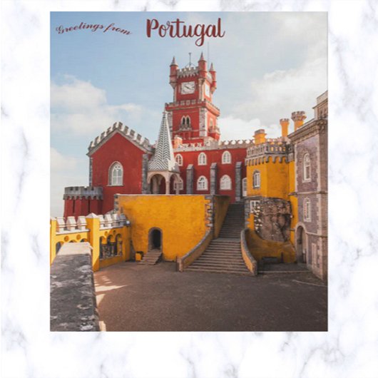 Pena Palace Sintra Portugal Briefkaart