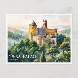 Pena-paleis Sintra Portugal Briefkaart