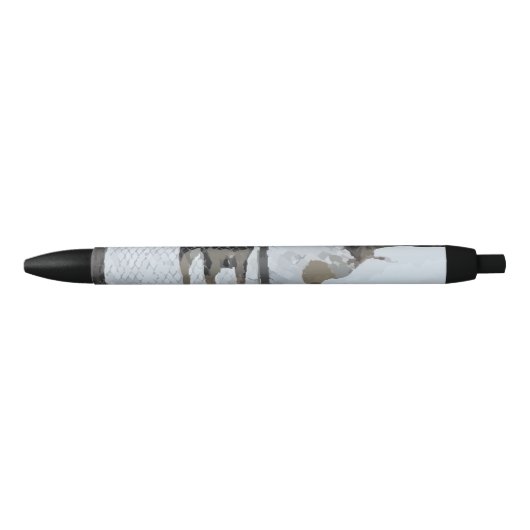 Penafgezonderde hond zwarte inkt pen (Voorkant)