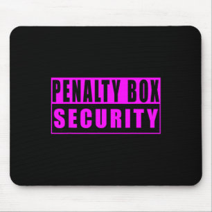 Penalty Box Beveiliging Grappig IJshockey Muismat