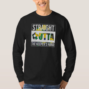 Penalty Kick Scoren voor Doelman Goalie Voetbal T-shirt