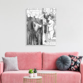 Penance of Henry II Canvas Afdruk (Insitu (Woonkamer))