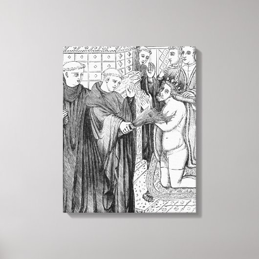 Penance of Henry II Canvas Afdruk (Voorkant)